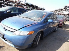 2008 HONDA CIVIC LX LIGHT BLUE 4DR 1.8L VTEC AT A18806